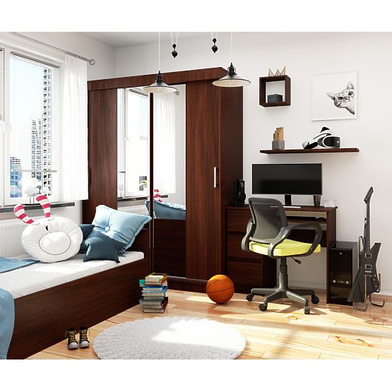 150 cm SZÉLES TOLÓSZEKRÉNY CLP WENGE