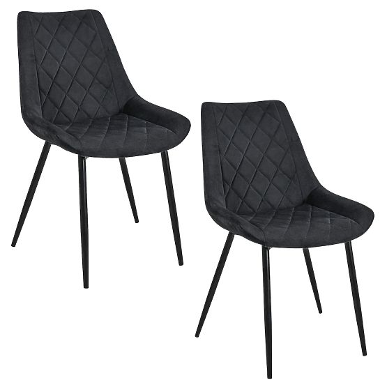 2x SJ.0488 FEKETE SZÉK