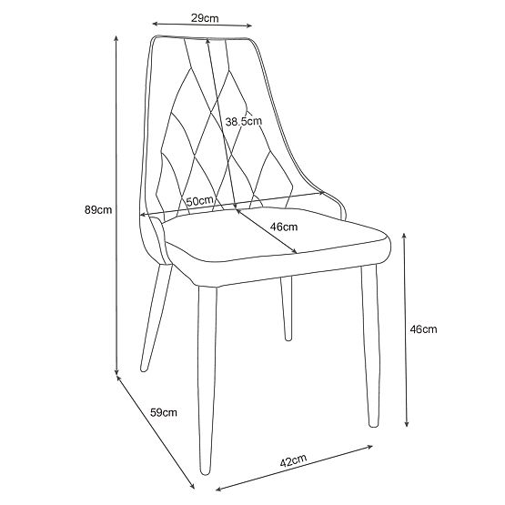 4x SZÉK SJ.054 KÉK