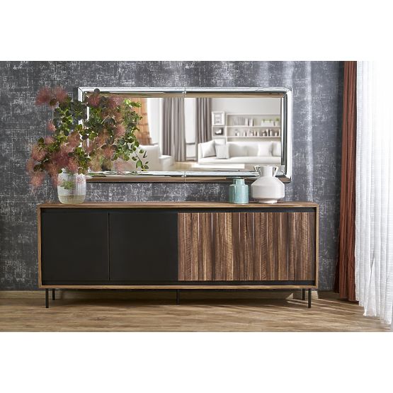 ABISSO fali tükör, ezüst (1p=1db)