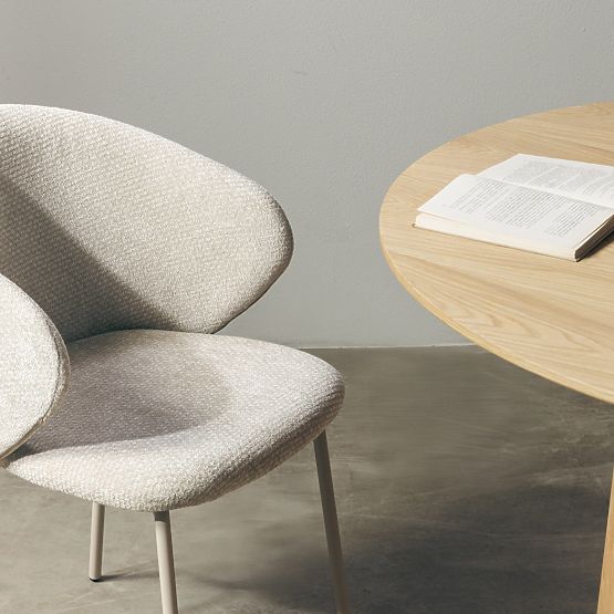 Adrano étkezőszék, világos bézs/bézs lábak