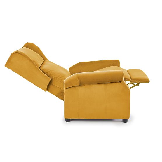 AGUSTIN 2 relaxációs fotel mustársárga