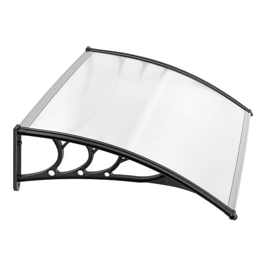 Ajtó feletti előtető 100x80 cm polikarbonát borítással 100x80 cm