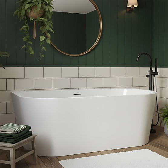 Akril falra szerelhető OLIMPIA kád 150 cm