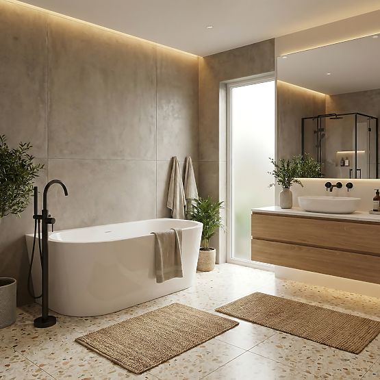 Akril falra szerelhető OLIMPIA kád 150 cm