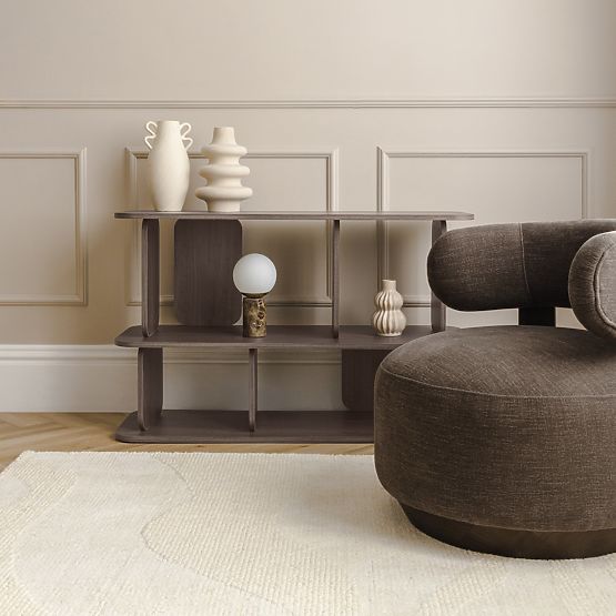 Alacsony Tulumo polc, lekerekített, Villa dió