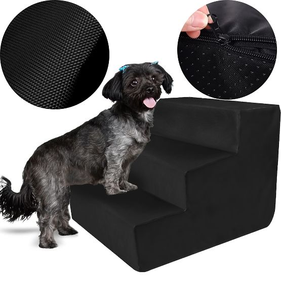 ÁLLATLÉPCSŐ 342533 FEKETE