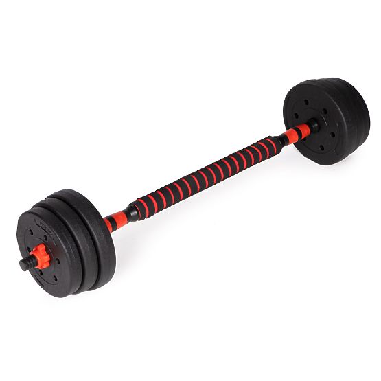 Állítható súlyzók 2 x 10kg súlyzó készlet 20kg tengely