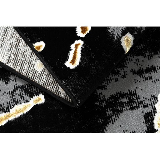 ALLURE 1967 Márvány szőnyeg - Strukturált, stílusos, glamour fekete/arany