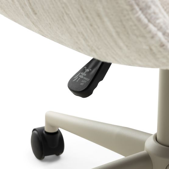 Almeria forgószék, krém/bézs lábak