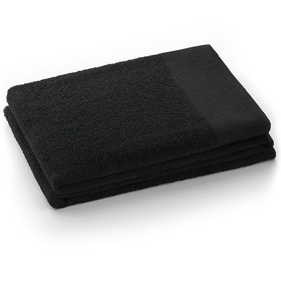 AMARI törölköző - AMELIAHOME fekete klasszikus stílus 30x50 AmeliaHome
