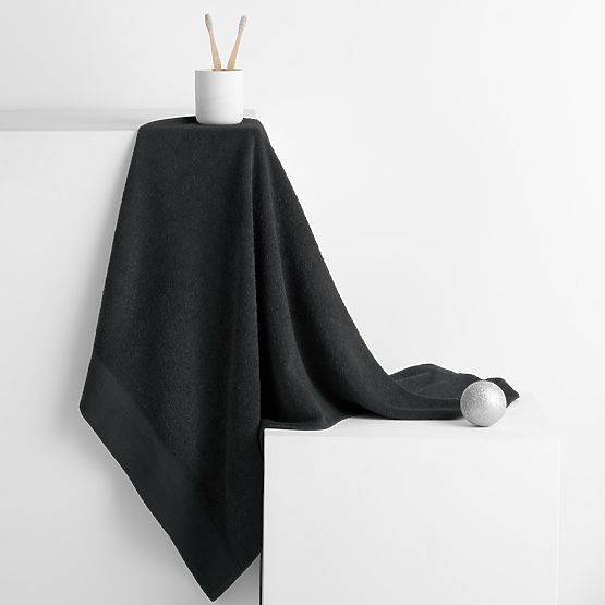 AMARI törölköző - AMELIAHOME fekete klasszikus stílus 30x50 AmeliaHome