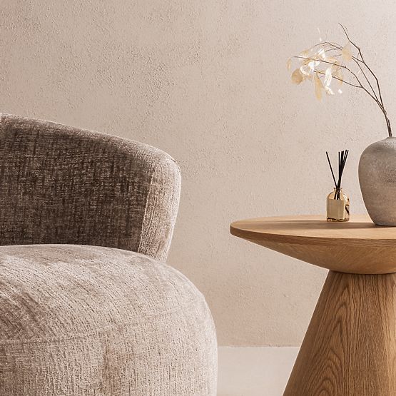 Ambi forgószék bézs, lekerekített formák