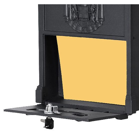 Amund fekete levélszekrény