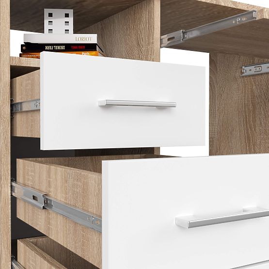 ANA ÍRÓASZTAL PK SONOMA TÖLGY / FEHÉR