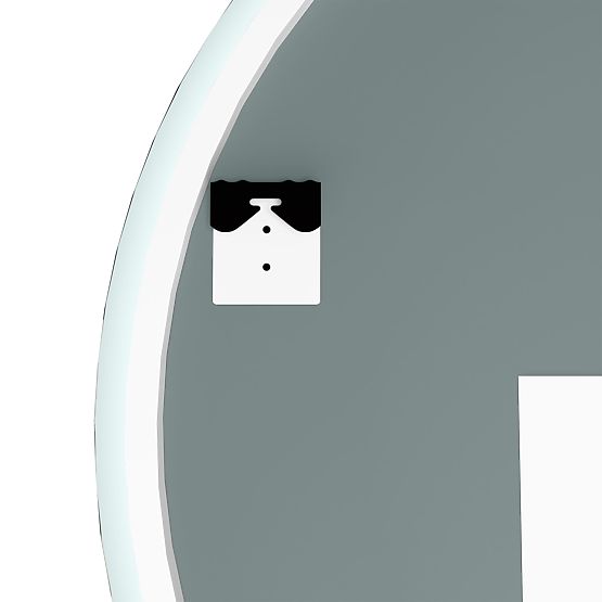 Andrea 80 cm-es kerek, LED világítással ellátott, páramentes függő tükör