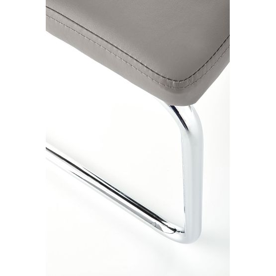 ARCO Krómozott fém szék / öko bőr hamuszín (1p=2db)