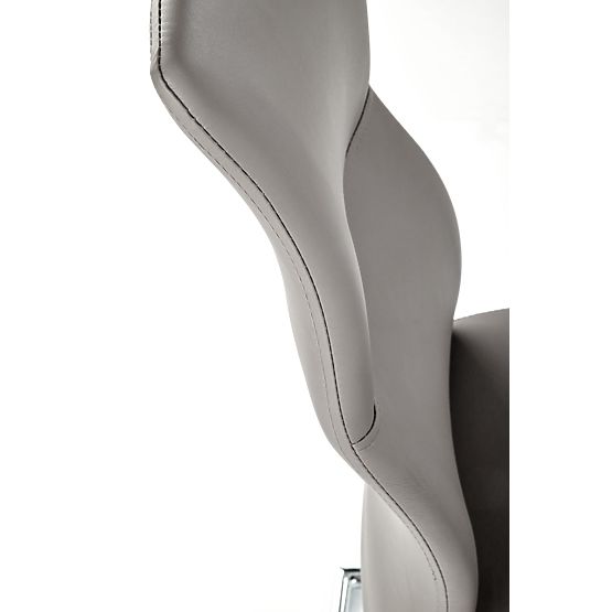 ARCO Krómozott fém szék / öko bőr hamuszín (1p=2db)