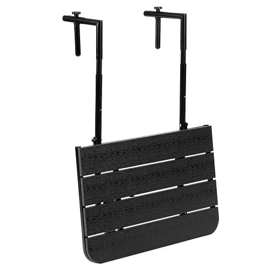 ARETTO fekete összecsukható erkélyasztal