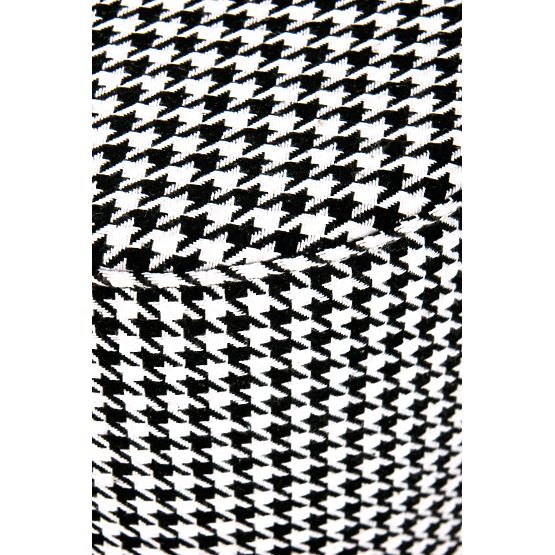 ARUNA puff fekete/fehér/arany (1p=1db)