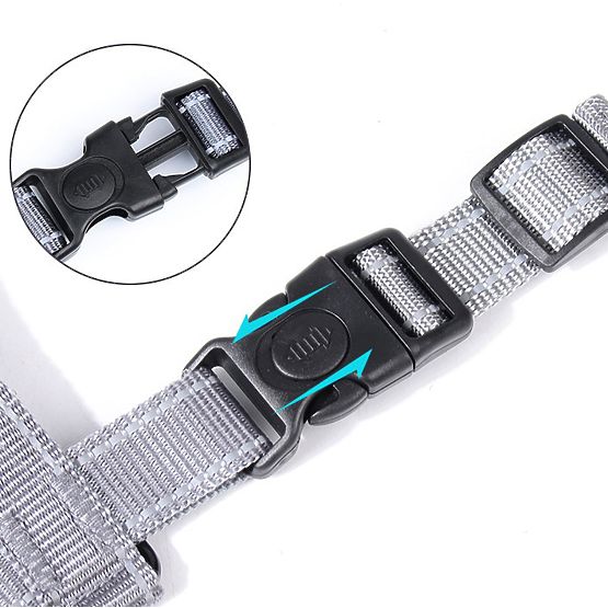 ASTRO kék edzőhám kutyáknak, L méret