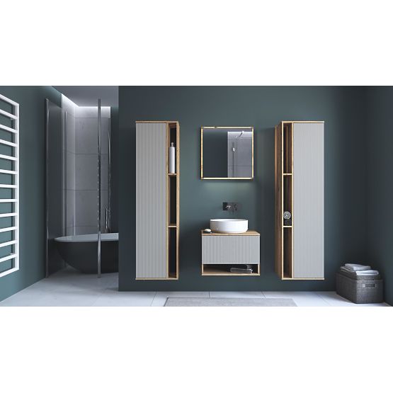 AVIOLA Mosdó alatti szekrény 60/1S artisan tölgy (1p=1db)