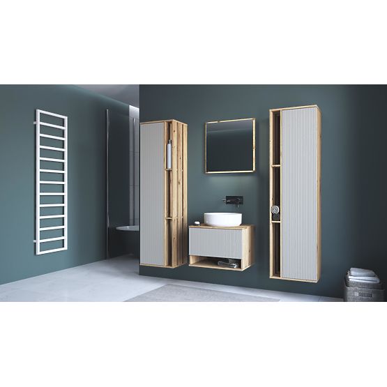 AVIOLA Mosdó alatti szekrény 60/1S artisan tölgy (1p=1db)