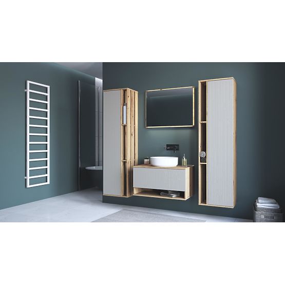 AVIOLA Mosdó alatti szekrény 80/1S artisan tölgy (1p=1db)