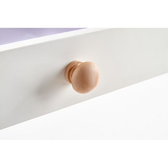 B34 íróasztal - fehér/sonoma tölgy