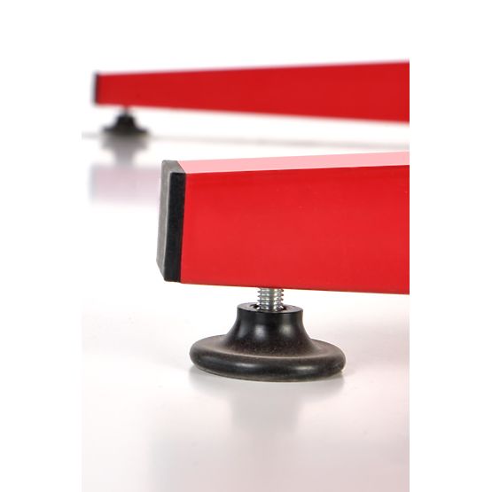 B49 íróasztal fekete/piros (1p=1db)