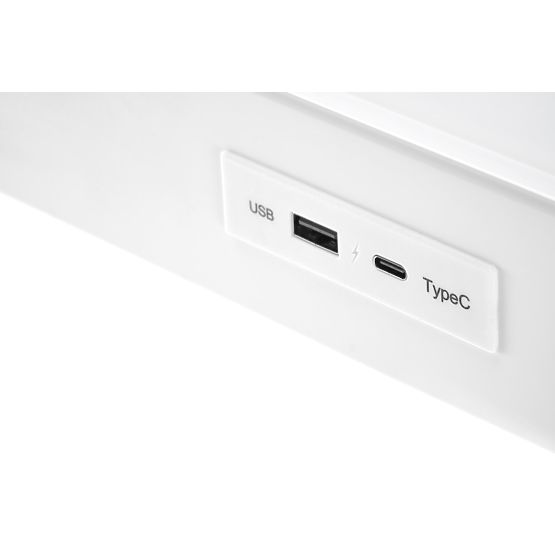 B52 asztal magasságállítási funkcióval, fehér (2p=1db)