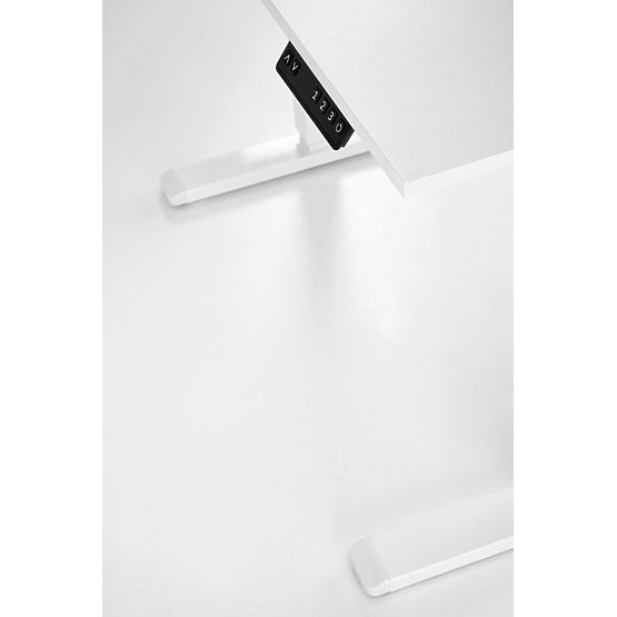 B53 íróasztal magasságállítási funkcióval, fehér (2p=1db)