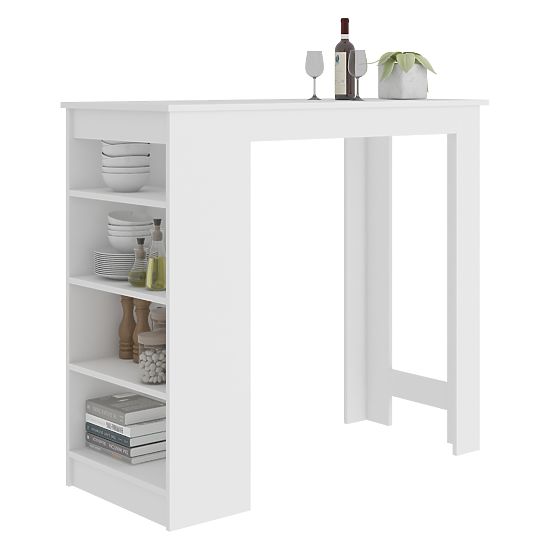 Bárasztal bárszékhez 115 cm Fehér