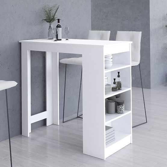 Bárasztal bárszékhez 115 cm Fehér