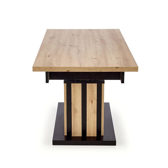 BARETTI konferencia asztal artisan tölgy/fekete