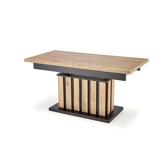 BARETTI konferencia asztal artisan tölgy/fekete