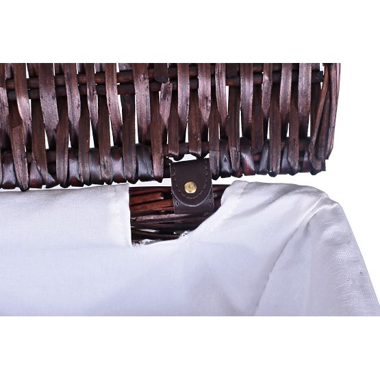 Barna fonott kosár 114 L