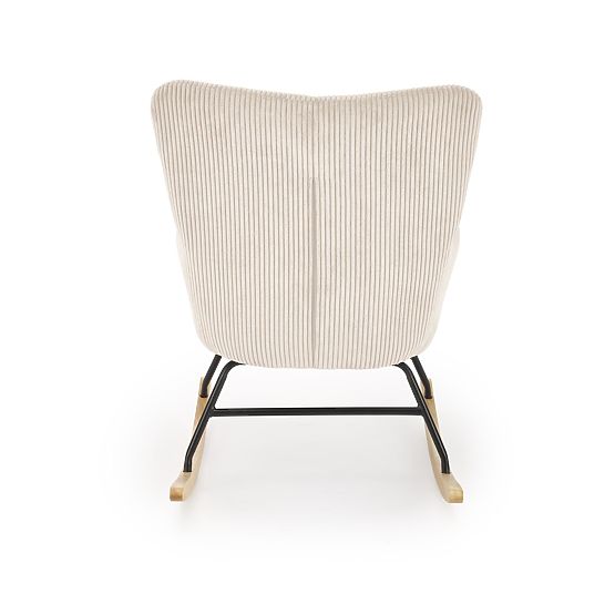 BELMIRO relaxációs fotel hintázó funkcióval, krémszínű (1p=1db)