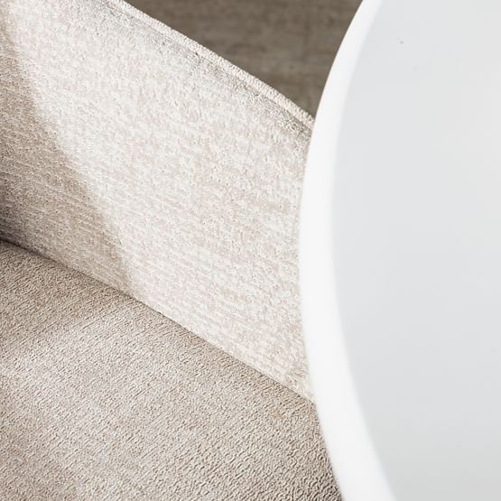 Berisso étkezőszék, cappuccino/fekete lábak