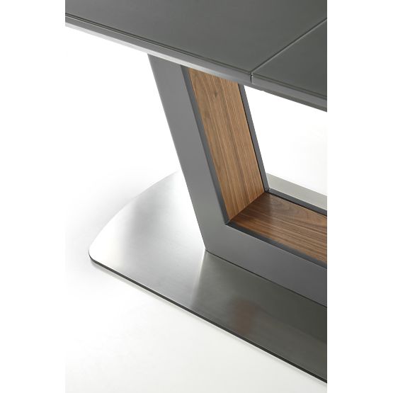 BILOTTI kihúzható asztal antracit matt / dió (3p=1db)