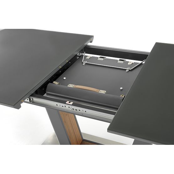 BILOTTI kihúzható asztal antracit matt / dió (3p=1db)