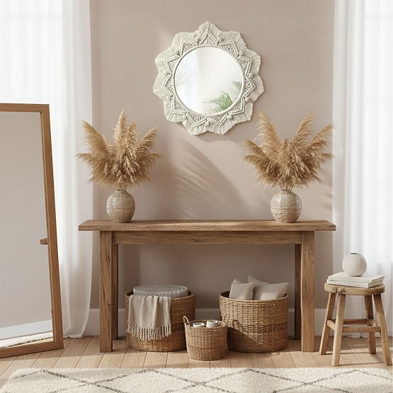 BOHO fali tükör - 50 cm