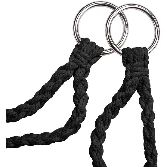 Boho függőszék párnával fekete 490129A