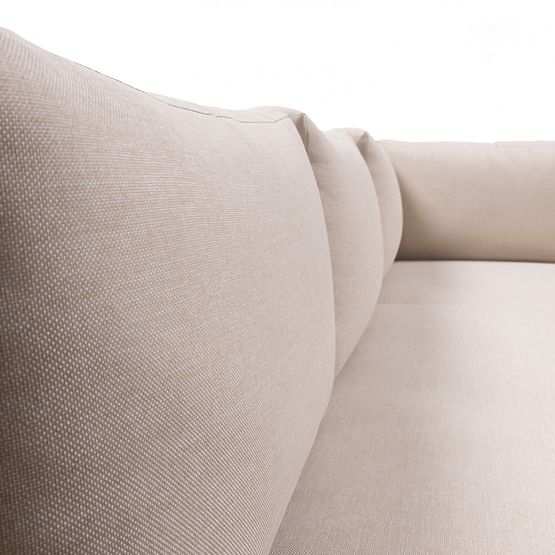 Borgo kerti sarokkanapé asztallal, FSC akácfa, teak megjelenés, bézs