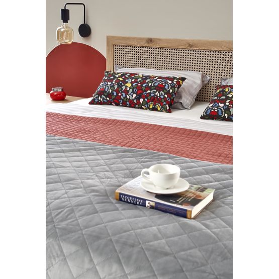 BORNEO LOZ-160 ágy 160 tölgy artisan/fekete (4p=1ks)