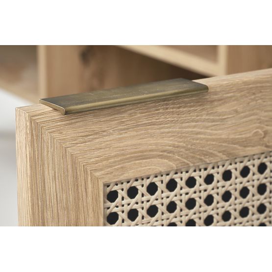 BORNEO RTV-1 TV állvány tölgy artisan/fekete (1p=1db)