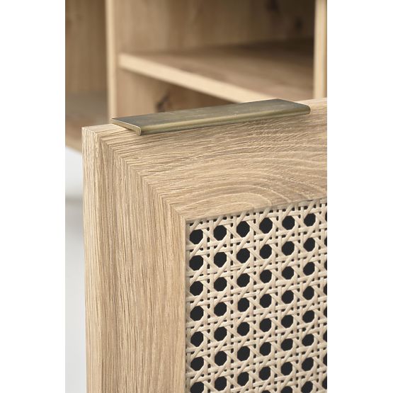 BORNEO RTV-1 TV állvány tölgy artisan/fekete (1p=1db)