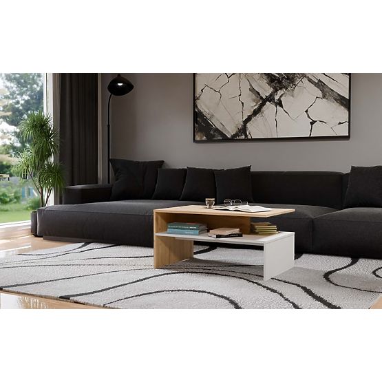 Boston dohányzóasztal BOSTON ARTISAN FEHÉR