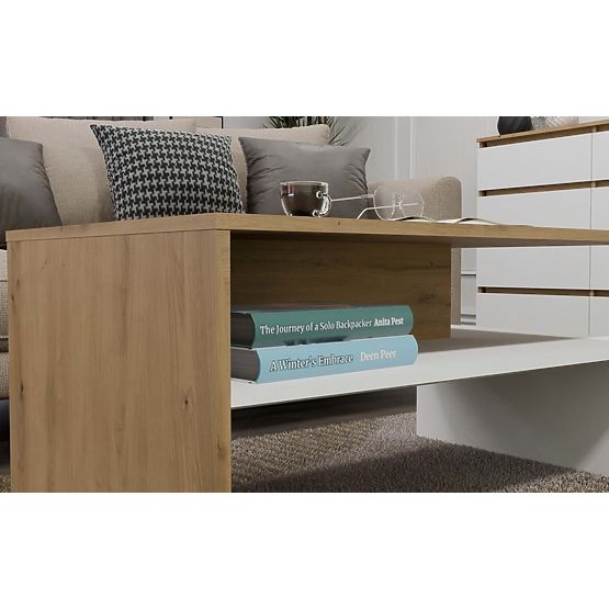 Boston dohányzóasztal BOSTON ARTISAN FEHÉR