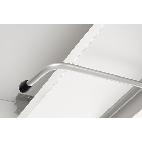 BUSETTI konferencia asztal lap: fehér matt, lábak: fehér matt (2p=1db)